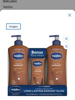 Vaseline Cocoa Radiant Moisturizing Lotion for Kids - Brown